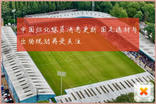 中国归化球员消息更新 国足选材与出场规划再受关注