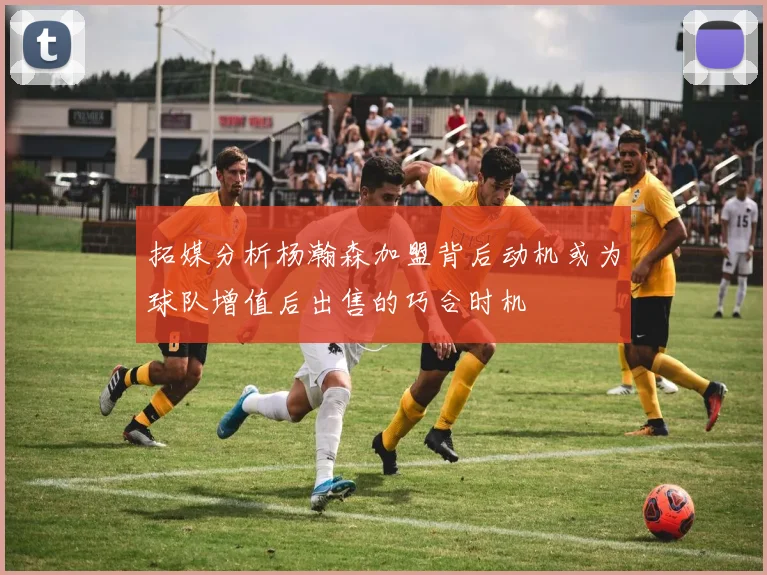 拓媒分析杨瀚森加盟背后动机或为球队增值后出售的巧合时机